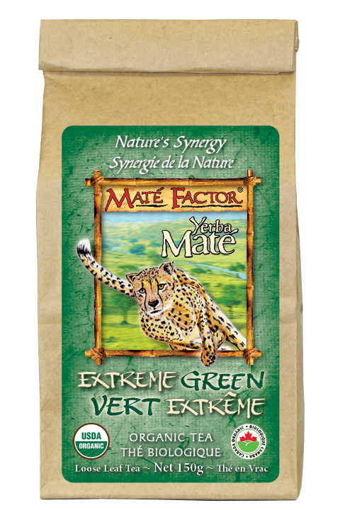 Extreme Green Yerba Maté 150g Loose Tea Organic Maté Factor