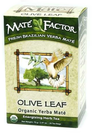 Olive Leaf Yerba Mate Tea Bags