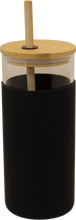 Load image into Gallery viewer, Black Glass Cold Cup