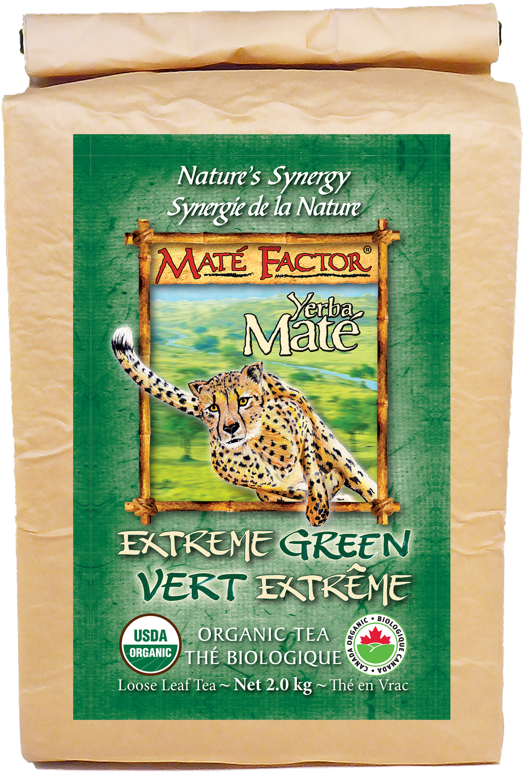 Extreme Green Yerba Maté 2 kg Loose Tea - Organic