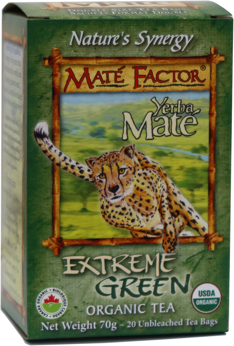 Extreme Green Yerba Maté Tea Bags Organic Maté Factor