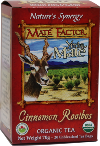 Cinnamon Rooibos Yerba Maté Tea Bags - Organic