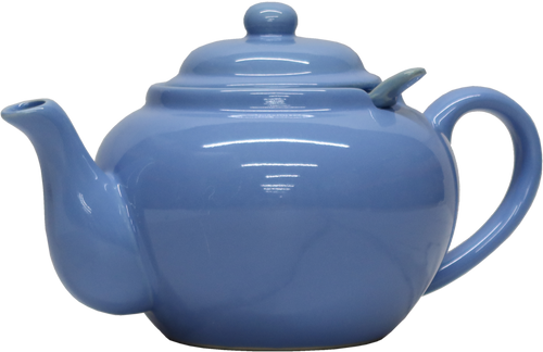 Powder Blue Porcelain Teapot With Infuser