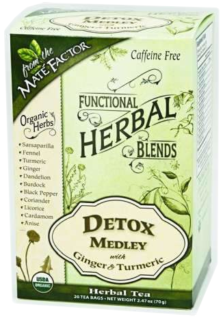 Detox Medley with Ginger and Turmeric Herbal Blend
