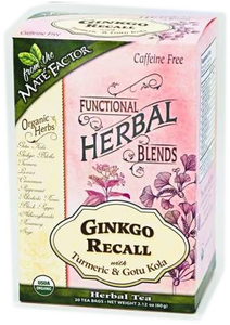 Ginkgo Recall with Turmeric and Gotu Kola Herbal Blend