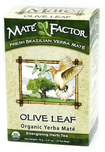 Olive Leaf Yerba Mate Tea Bags